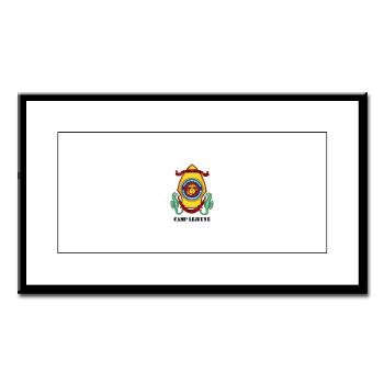 CL - M01 - 02 - Marine Corps Base Camp Lejeune with Text - Small Framed Print - Click Image to Close